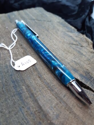 Blue and Bronze Pearl Resin ~ A105