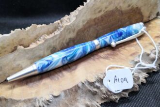 White and Blue Pearl Resin A109