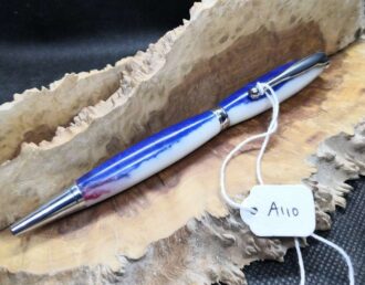 White and Blue Resin A110