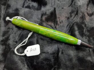 Green Pearl Resin with inlaid honeycomb mesh pieces A168
