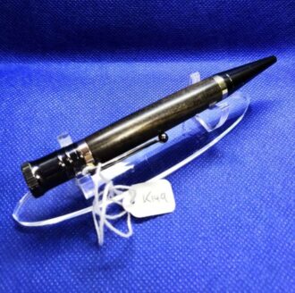 Chunky Dark Hardwood Twist Pen K149