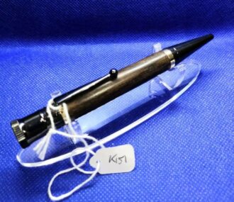 Chunky Dark Hardwood Twist Pen K151