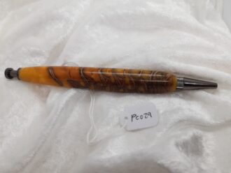 Pine Cone & Resin Pen, in Yellow Pearl PC029