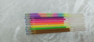 Type ULNeon Pen Refills ~ 10 Neon Colour Gel Pen