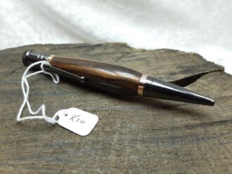 Chunky Reclaimed African Leadwood Twist Pen K211