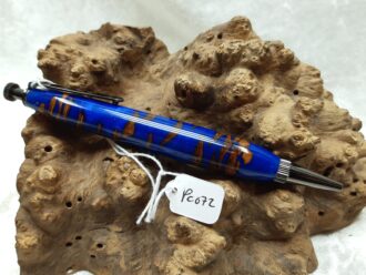 Pine Cone & Resin Pen, in Rich Blue Pearl PC072