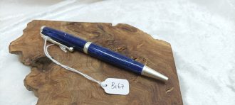 Dark Blue Galaxy Quartz effect Corian Pen B167