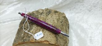Pine Cone & Resin Pen, in Purple Pearl PC090