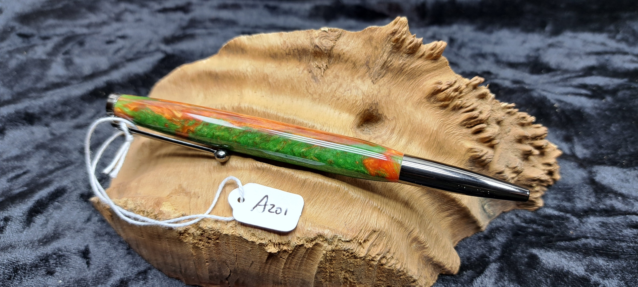 Green and Orange Pearl Resin A201